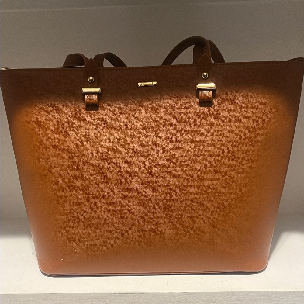 Lovevook Brown Tote Bag NWOT 16x11.5